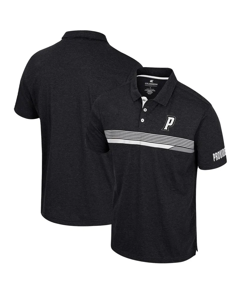 Men's Colosseum Black Providence Friars No Problemo Polo Shirt