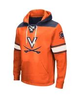 Men's Colosseum Orange Virginia Cavaliers Lace-Up 2.0 Pullover Hoodie