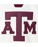 Men's Colosseum Cream Texas A&M Aggies 2.0 Lace-Up Hoodie