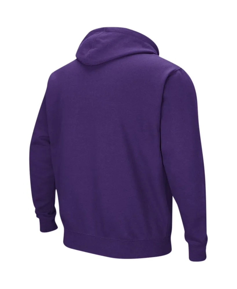 Men's Colosseum Purple Kansas State Wildcats Sunrise Pullover Hoodie