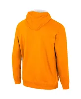 Men's Colosseum Tennessee Orange Tennessee Volunteers Half-Zip Hoodie