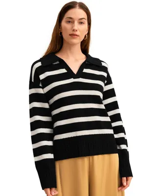 Lilysilk Women's The Gilly Stripe Sweater for Women