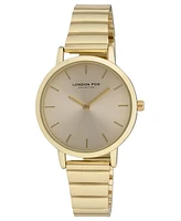 London Fog Women's Quartz Sussex Gold-Tone Alloy Watch 32mm