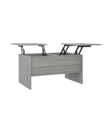 Coffee Table Gray Sonoma 31.5"x19.7"x16.7" Engineered Wood