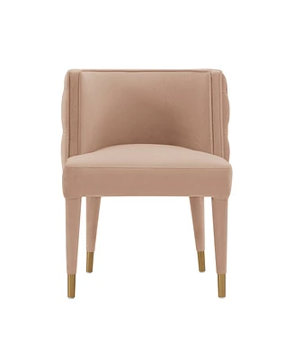 Manhattan Comfort Maya 24.02" Wide Tufted Velvet Upholstered Dining Chair