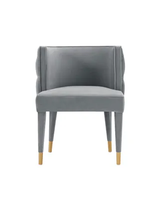 Manhattan Comfort Maya 24.02" Wide Tufted Velvet Upholstered Dining Chair