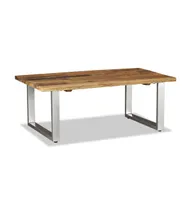 Coffee Table Solid Reclaimed Wood 39.4"x23.6"x15"