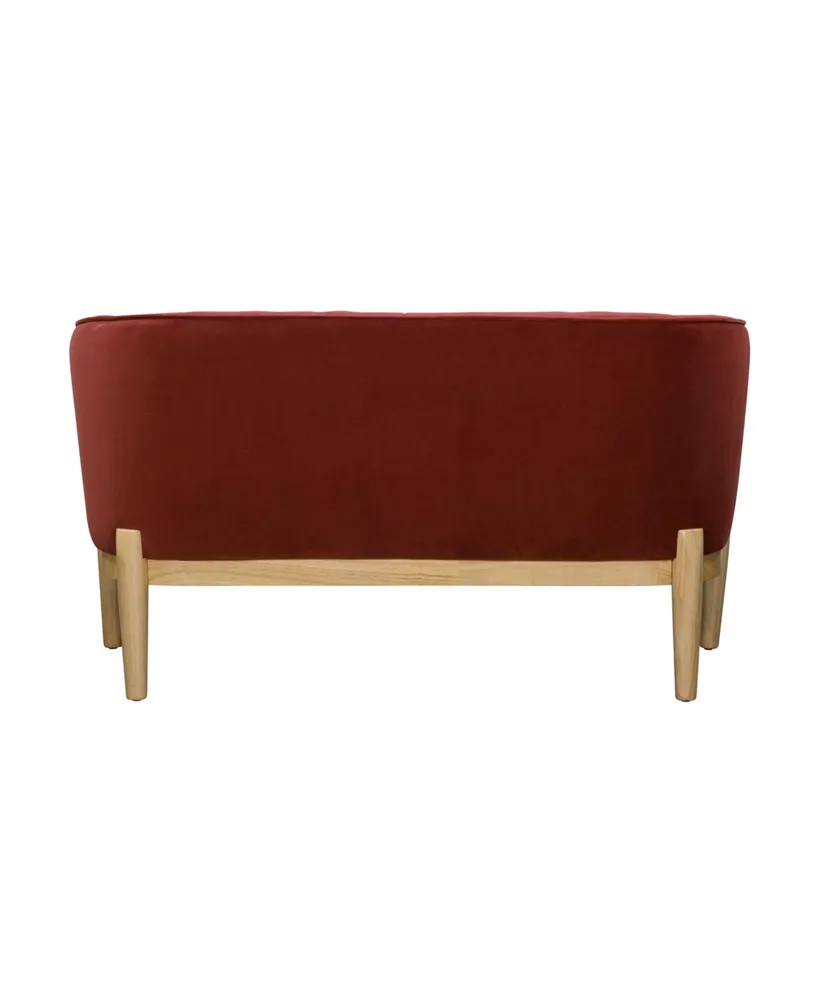 Lifestyle Solutions 55.5" Velvet Catriona Loveseat