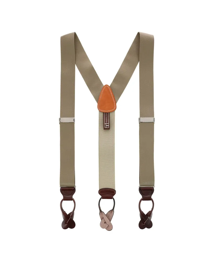 Trafalgar Hudson Nylon Button End Suspenders