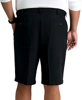 Haggar Men's Big & Tall Cool 18 Pro Classic-Fit Stretch Flat-Front 9.5" Shorts