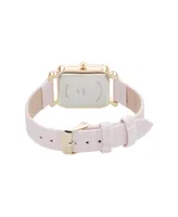 Jessica Carlyle Women's Analog Blush Croc Polyurethane Leather Strap Plain Watch 27mm