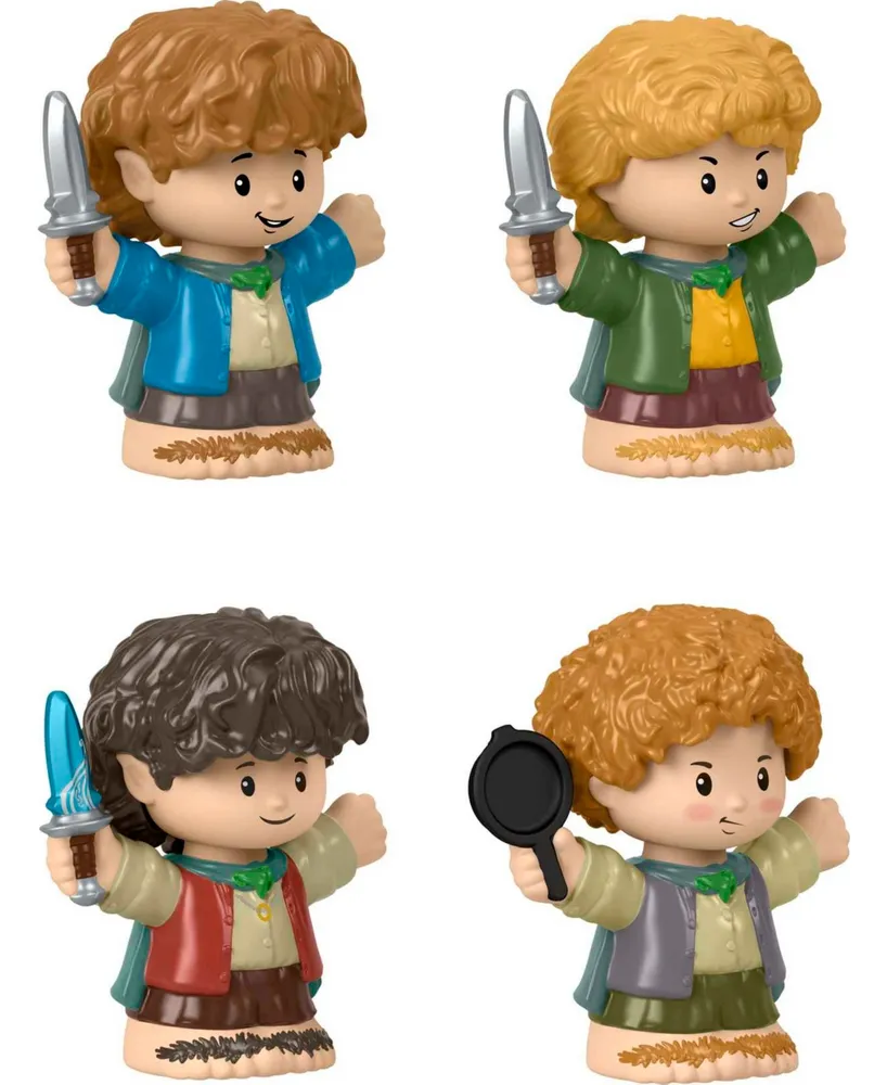 Little People Fisher-Price Collector the Lord of the Rings- Hobbits Special Edition Figure Set, 4 Piece