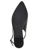 BCBGeneration Women's Valerie Studded Slingback Pointed-Toe Flats