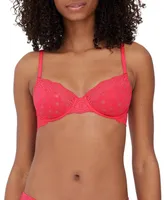 Skarlett Blue Women's Smitten Eyelet Unlined Underwire Bra