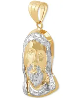 Christ Head Pendant in 14k Yellow