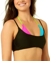 Salt + Cove Juniors' Double Look Bralette Bikini Top, Created for Macy's