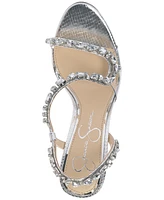 Jessica Simpson Women's Jaycin Barely-There Rhinestone Evening Sandals