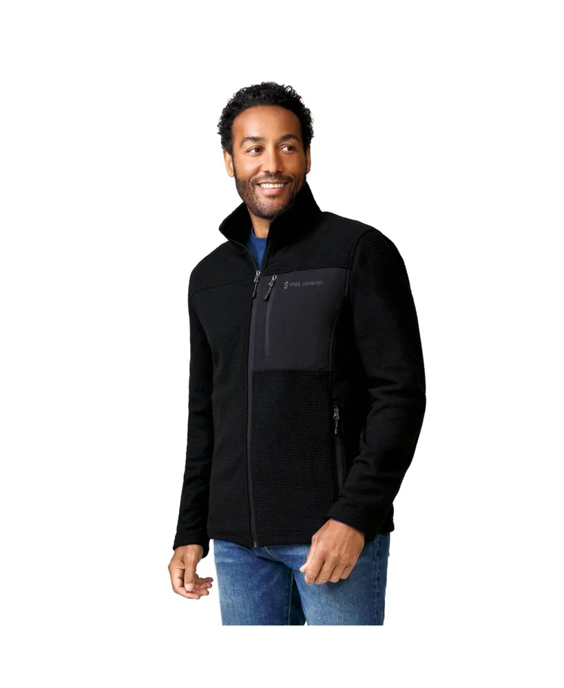 Free Country Men's Calabaza Ii Brick Fleece Jacket