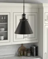 Zeno 12" Wide Pendant with Metal Shade