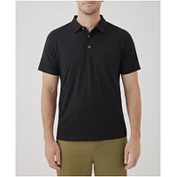 Seaside Linen Blend Polo Shirt Made With Organic Cotton