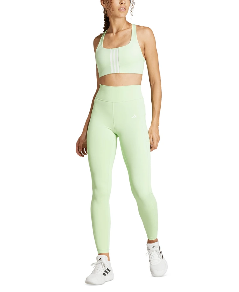 adidas Women's Optime Moisture-Wicking Full-Length Leggings