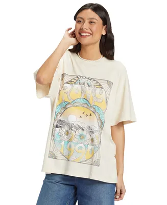 Roxy Juniors' Desertscape Boyfriend Graphic T-Shirt