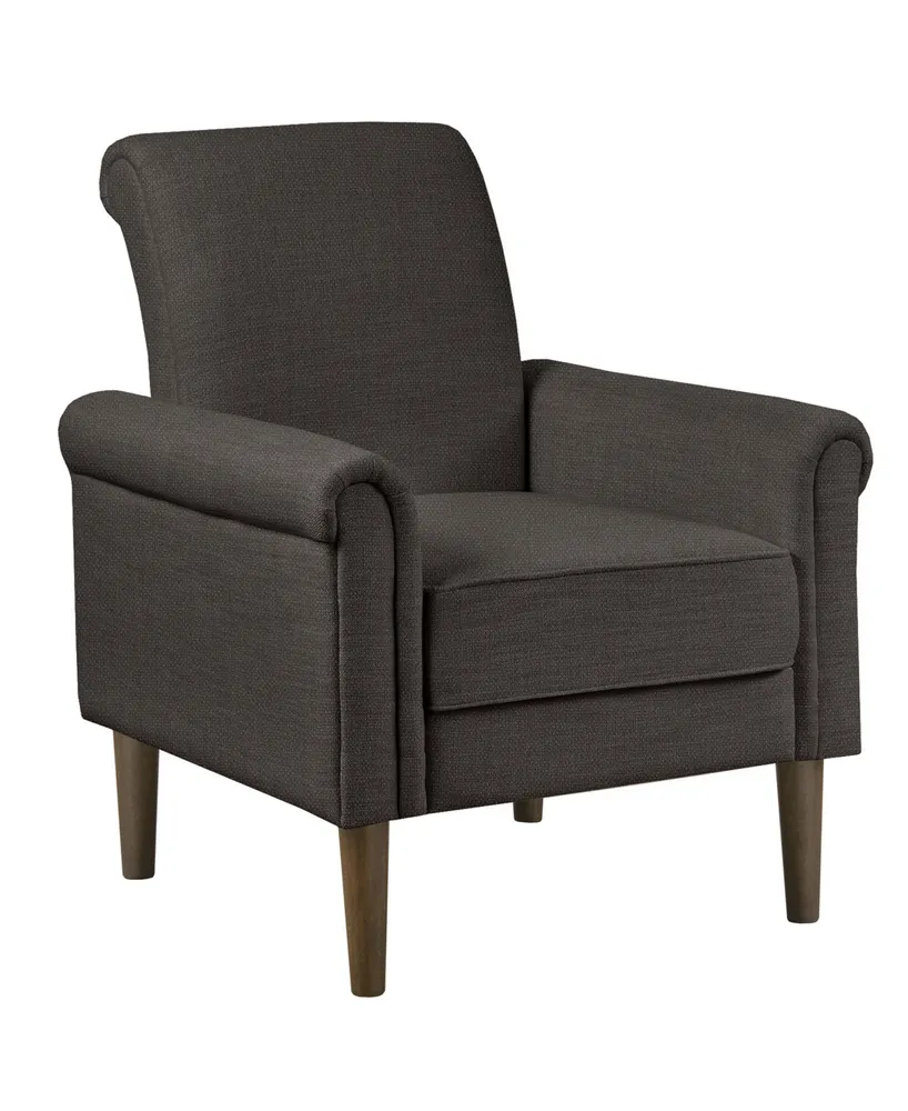 510 Design 30" Jeanie Wide Fabric Rolled Arm Accent Chair