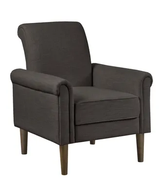 510 Design 30" Jeanie Wide Fabric Rolled Arm Accent Chair