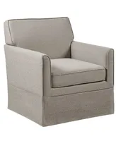 510 Design 30" Paula Wide Fabric Slipcover Accent Armchair