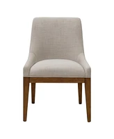 Ink+Ivy 23.25" 2-Pc. Frank Wide Fabric Upholstered Dining Chair