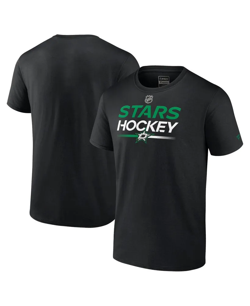 Men's Fanatics Black Dallas Stars Authentic Pro Primary Replen T-shirt