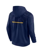 Men's Fanatics Navy Nashville Predators Make the Play Pullover Hoodie