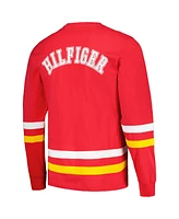 Men's Tommy Hilfiger Red, Gold Kansas City Chiefs Nolan Long Sleeve T-shirt