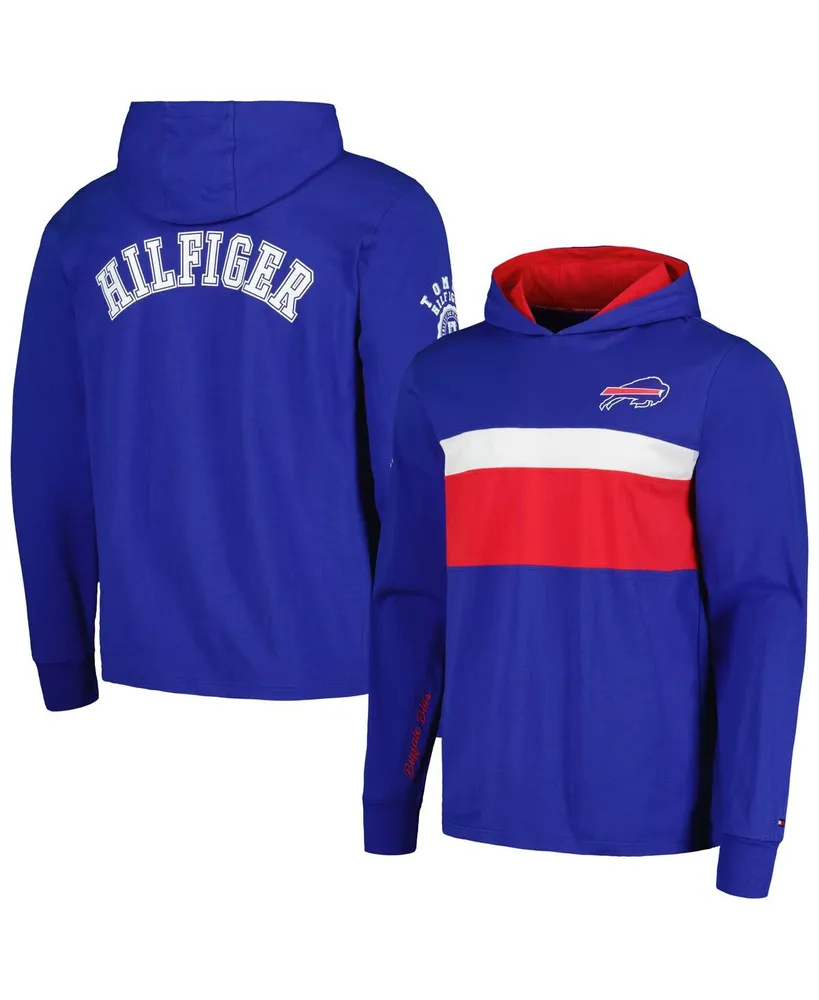 Men's Tommy Hilfiger Royal Buffalo Bills Morgan Long Sleeve Hoodie T-shirt