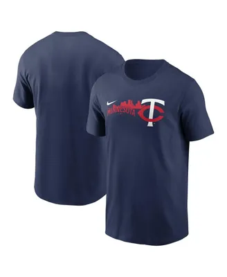Men's Nike Navy Minnesota Twins Local Team Skyline T-shirt