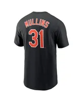 Men's Nike Cedric Mullins Black Baltimore Orioles Player Name and Number T-shirt