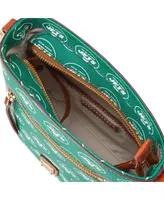 Women's Dooney & Bourke New York Jets Signature Small Zip Crossbody Purse