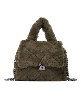Olivia Miller Women's Faux-Fur Sonia Crossbody