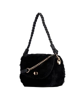 Olivia Miller Women's Faux-Fur Ivone Satchel