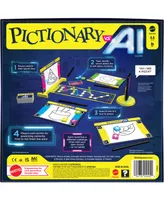 Mattel Games Pictionary Vs Ai Family Game For Kids Adults Using Artificial Intelligence - Multi