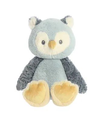 ebba Large Ollie Owl Cuddlers Adorable Baby Plush Toy Blue 14"