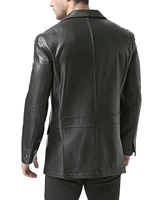 Bgsd Men Two-Button Leather Blazer