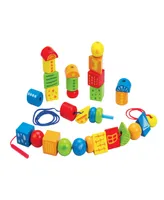 Hape String-Along Shapes Block Stacking Game