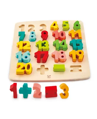 Hape Chunky Number Counting Puzzle, 24 Pieces