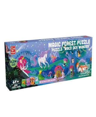 Hape Magic forest Giant Glow-In-The-Dark Puzzle, 200 Pieces