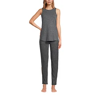 Lands' End Women's Cozy 3 Piece Pajama Set