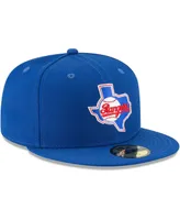 Men's New Era Blue Texas Rangers Cooperstown Collection Wool 59FIFTY Fitted Hat