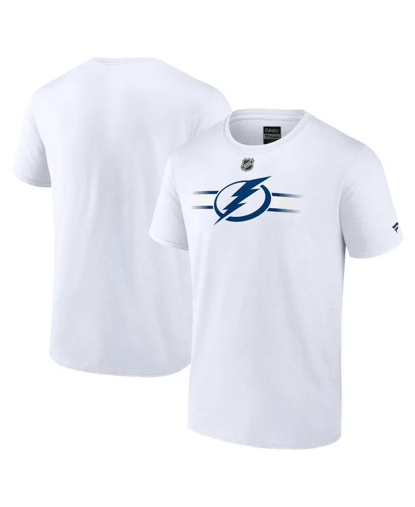 Men's Fanatics White Tampa Bay Lightning Authentic Pro Secondary Replen T-shirt