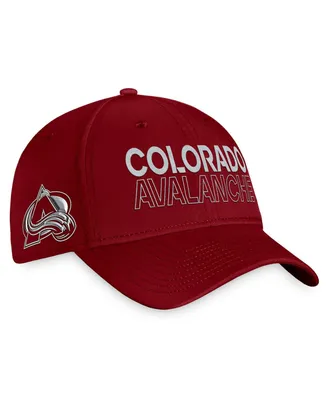 Men's Fanatics Burgundy Colorado Avalanche Authentic Pro Road Flex Hat