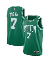 Big Boys Nike Jaylen Brown Kelly Green Boston Celtics Swingman Jersey - Icon Edition